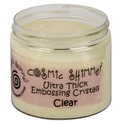 cosmic shimmer ultra thick embossing crystals clear