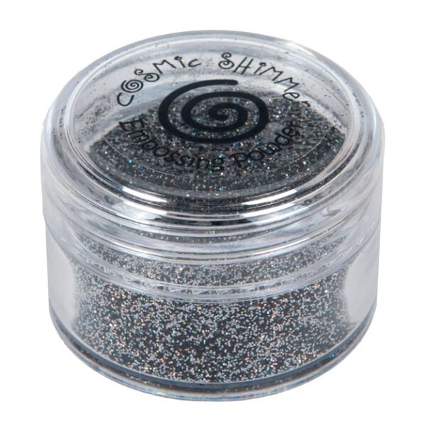 creative expressions cosmic shimmer brilliant sparkle embossing powder black mirage