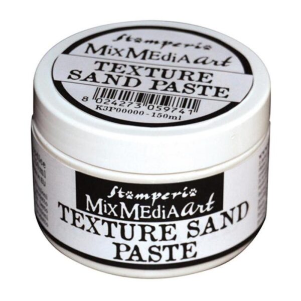 stamperia mixmediaart mix media art texture sand paste k3p40 white
