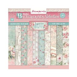 Stamperia Scrapbook Pad 8x8 SBBS72 Sweet Winter Backgrounds Selection