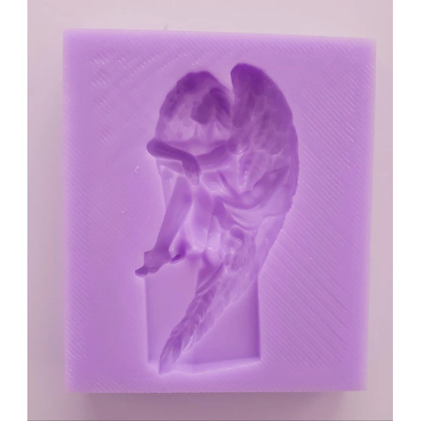 Emlems Silicone Mould Searching Angel